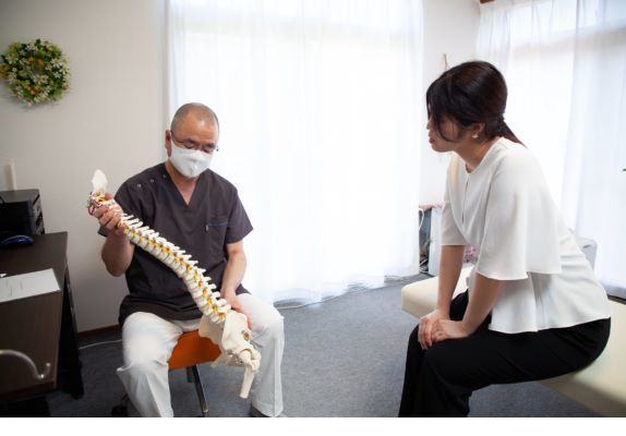 施術後のお身体の状態をご説明します